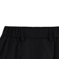 thumbnail image 5 of ZQUUVOU Kids School Uniform Skirt Solid Color Pleated A Line Short Lining Elastic Waist Mini Skirts for Girls Black, 5 of 6