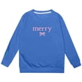 thumbnail image 4 of Vividxx Sweatshirts For Girls Fashion Letter Printed Crewneck Sweatshirt Casual Loose Long Sleeve Pullovers Tops Streetwear 11-12 Years, 4 of 5