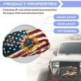 thumbnail image 4 of Jeiento USA Flag Winch Cover Sunflower Dust-Proof Winch Protection Cover Compatible with Most 8500-17500 Lbs Electric Winches Accessories, 4 of 7