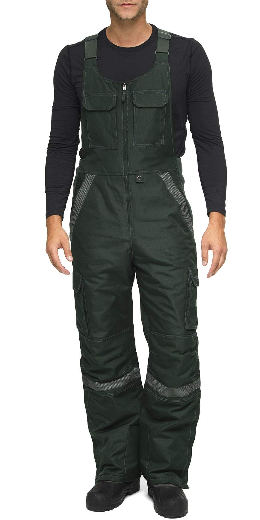 Arctix Men's Tundra Ballistic Bib Overalls with Added Visibility, Packers  Green, XX-Large (44-46W 36L)並行輸入