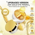 thumbnail image 3 of Máscaras para ojos BREYLEE de oro de 24 quilates, 60 unidades con retinol y cafeína, 3 of 8
