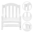 thumbnail image 3 of Weiweiguan Wooden Miniature Chair European Rocking Chair Model Mini House Accessory, 3 of 6