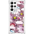 thumbnail image 3 of Slim Fit Phone Case for Samsung Galaxy S23 Ultra,Crystal Bling Quicksand Effect TPU Bumper Case with Four Corners Anti-Drop Protection Cover for Galaxy S23 Ultra,YBDT Pink Horse, 3 of 14