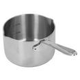 thumbnail image 4 of Milk Pot, Butter Melting Pot Dual Pour Spouts Multifunctional Stainless Steel  For Melting Chocolate, 4 of 8