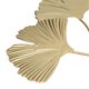 thumbnail image 2 of Leaf Statue Double Headed Ginkgo Shape Golden At Decorative Metal Composite Wooden Base Desktop Leaf Decoration, 2 of 3