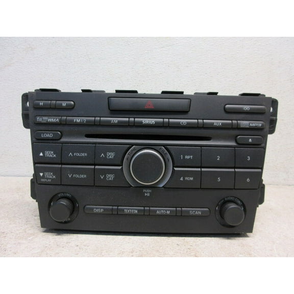 Pre-Owned 10 2010 Mazda CX-7 AM FM 6 Disc CD Radio EH4566ARXA OEM LKQ - Verify Specific Vehicle Fitment In Description - (Good)