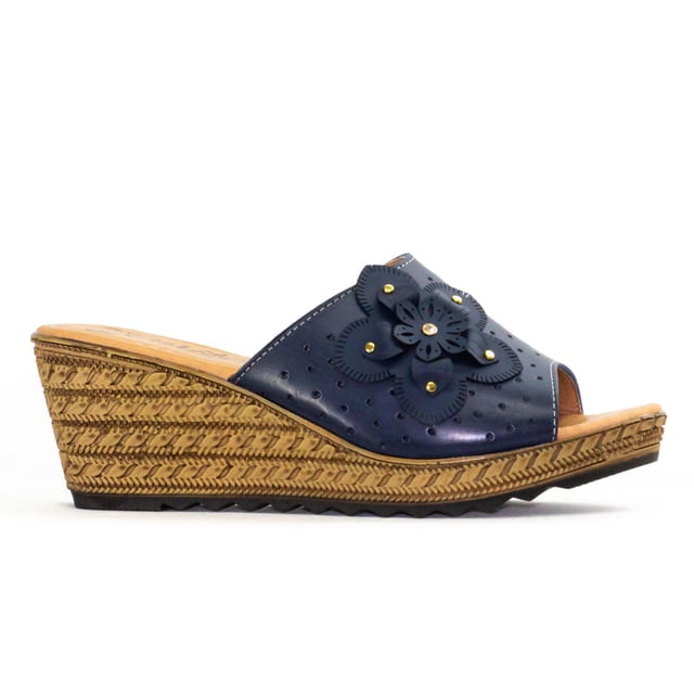 Sandalias Caribe para Mujer 23723 azul marino 22.5