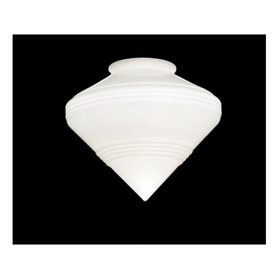 Meyda Tiffany 101433 Deco Cone Shade   White