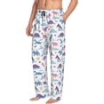 thumbnail image 3 of Kdxio Dinosaur Print Men's Sleep Pajama Pant Lounge Pants with Pockets, 3 of 8