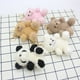 thumbnail image 3 of Llavero con forma de oso de peluche rizado de dibujos animados, colgante para bolso, carcasa creativa para teléfono móvil, accesorios de joyería, muñeca, 3 of 6