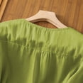 thumbnail image 7 of T Shirts For Women Womens Tops Summer Short Sleeved Cotton And Linen Tops Retro Cotton And Linen Shirts T Shirts Slim Summer New Loose Shirts, 7 of 7