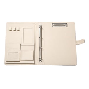 MasteelfCA PU Carnet de notes en cuir Binder Loose Leaf Binder Dossier de planificateur personnel