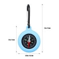 thumbnail image 2 of SHOWERORO Compact Pocket Compass For Hiking And Camping With Portable Design 9Pack, 2 of 6