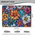 thumbnail image 7 of HUISEFOR Car Trunk Mat 29" x 39" Cargo Mat Rear Trunk Liner Anti-Scratch Cars Accessories Full Protection Universal Fit for Most Vehicle, Boho Flower, 7 of 7