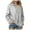 Light Gray, variant on idosla Womens Oversized Sweatshirt Long Sleeve Henley Pullover Tops 2025 Fall Casual Button Loose Fit Teens Fashion Outfits (Army Green, XL)