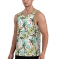 thumbnail image 2 of Fotbe Watercolor Palm Tree Pattern Men's Quick Dry Workout Tank Top Gym Muscle Tee Fitness Bodybuilding Sleeveless T Shirt Breathable Workout Shirt-3X-Large, 2 of 9