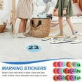 thumbnail image 3 of PENIKOKO 36Pcs Carpet Dots for Classroom Nylon Circular Assorted Color Number Learning Positioning Sticker, 3 of 8