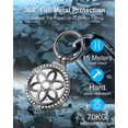 thumbnail image 5 of YUNOVA Metal AirTag Holder Keychain with Rhinestones - Shockproof Airtag Case for Apple AirTag, Diamond Airtag Accessories for Wallet/Purse/Dog Collar/Keys/Luggage Tracking (AirTag Not Included), 5 of 8