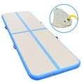thumbnail image 1 of vidaXL Inflatable Gymnastics Mat with Pump 400x100x10 cm PVC Blue, 1 of 5