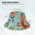 thumbnail image 3 of Balery Retro Seamless Flying Butterflies Sombreros para el sol para hombre y mujer, sombrero de pescador con UPF 50+, 3 of 6