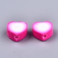 thumbnail image 4 of 50pc Handmade Polymer Clay Beads Heart Mixed Color 9.5x10x5mm Hole: 2mm, 4 of 4