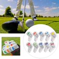 thumbnail image 2 of Juego de fundas Zulema Cuero PU negro 10 piezas 4 5 6 7 8 9 blanco, 2 of 8
