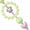 Green Purple RingMix, variant on John Bead Super Cute Acrylic Green Candy Mix 5" Bead Strand