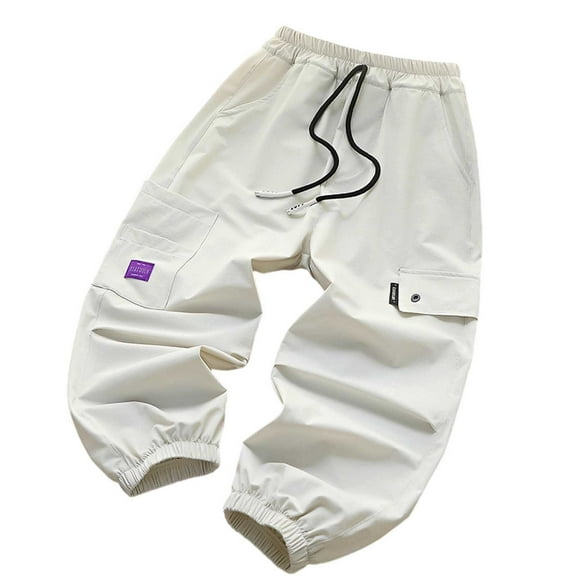 MEZZALL Children Summer Lightweight Pants For Boys Casual Loose Work Pants For 5 13 Years Infants Toddler Streetwear Cute / 130