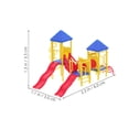 thumbnail image 5 of KAKOWELY 1 Set Mini Playground Model Mini Children's Playground Model Mini Doll House Decoration,2.36"X1.38"X1.18", 5 of 5