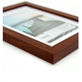 thumbnail image 4 of Cavepop SPF-5746F5-WN 4 x 6 in. Picture Frame with Mat & 5 x 7 in. without Mat, Walnut - 5 Piece, 4 of 7