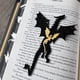 thumbnail image 4 of Marcapáginas Dragons Negros y Dorados onlyliua para Amantes de Los Libros, 4 of 5