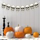 thumbnail image 4 of Decoraciones de banderines de Halloween | Set de 9 banderines colgantes de fantasmas y calaveras | Fondo y decoración de pared para fiestas temáticas de casas embrujadas, 4 of 6