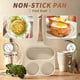 thumbnail image 3 of 3 Hole Frying Pan, Non-Stick Healthy Granite Egg Pan for Breakfast, Multi Egg Fry Pan, 3 of 5