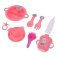 thumbnail image 3 of Juego De Cubiertos De Simulación De Plástico, Modelo De Vajilla Para Niña, Accesorio Para Muñeca, 5x8 Uds. 5 piezas, 3 of 8
