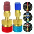 thumbnail image 1 of Adapter Quick Fitting Coupler For R134A To R1234YF High Low Side Adapter Fitting Connector Car Airconditioning Fitting Car Tools, 1 of 5