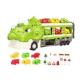 thumbnail image 4 of Camión de transporte de dinosaurios con luces y sonidos para niños pequeños verde, 4 of 9