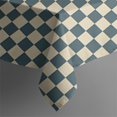 thumbnail image 5 of Navy and Beige Checkerboard Pattern Square Tablecloth,Waterproof Square Table Cover,Wipeable Spillproof Washable Table Cover for Home Kitchen Party Decor 42"X42"(107x107cm), 5 of 6
