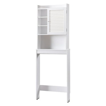 Bound 1-Door Bathroom Space Saving Cabinet, White