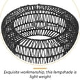 thumbnail image 3 of WORGEOUS Pantalla de lámpara tejida con cuerda de paja, cubierta rústica para lámpara de techo, tamaño de repuesto L, 3 of 7