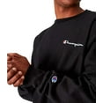 thumbnail image 3 of Champion Men Reverse Pull Over Crew Fleece, Black, M, 3 of 15