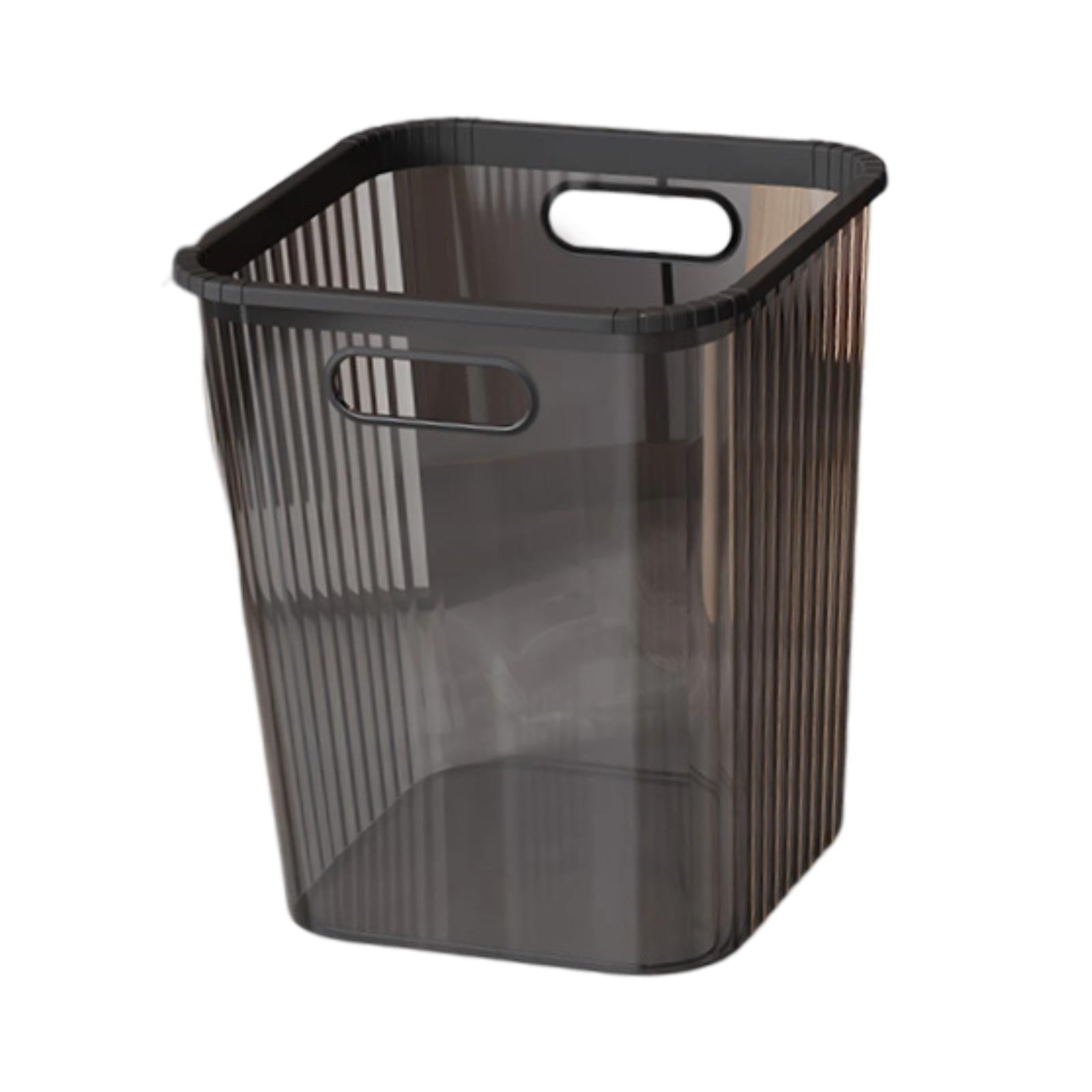 TISHITA Dustbin Bedroom Trash Can Open Top Large Capacity Wastebasket Office Garbage Bin for Bathroom Office Kids Room Dressing Table S
