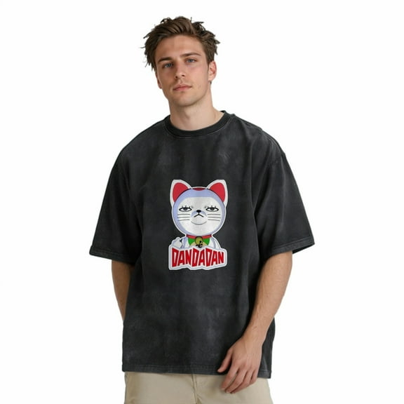 Dandadan Unisex Short Sleeved T - Shirt with Retro Summer Street Fashion Vibe