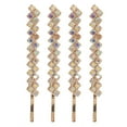 thumbnail image 1 of EeaseCA 1 Ensemble 2 Paires Belles Épingles à Cheveux en Strass Mode Épingles à Cheveux en Métal, 1 of 7
