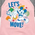 thumbnail image 3 of Disney Jr - Lets Move  - Toddler & Youth Girls Raglan Graphic T-Shirt, 3 of 5