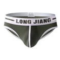 thumbnail image 1 of KaLI_store Mens Underwear Mens Underwear Boxer Briefs Cotton Boxer Briefs for Men Pack 6" Open Fly Underwear Army Green,XL, 1 of 1