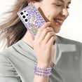 thumbnail image 5 of Compatible with Galaxy S23 Ultra Bling Case Luxury 3D Diamond Crystal Rhinestone Shiny Gemstone Perfume Bottle and Flower Phone Case for Women and Girls Glitter Sparkle Chain Lanyard Strap, 5 of 14