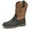 Sparkling Black, variant on DADAWEN Kid Western Boots Girls Light Brown Cowboy Boots for 1.5 Little Kid