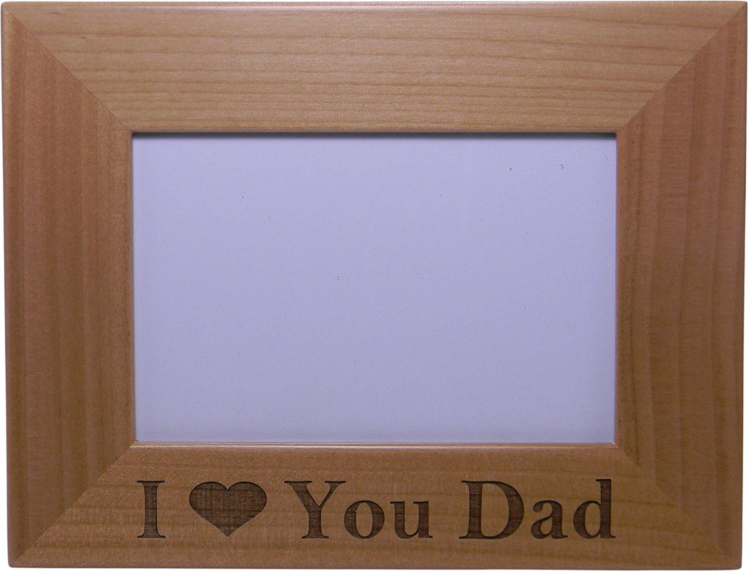 4x6 Inch Wood Picture Frame Great Gift for Father's Day Birthday Christmas Gift for Dad Husband Only thing better than having you as my husband is our children having you as their dad