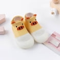 thumbnail image 3 of MHZLDYZ Sock Shoes Prewalker Baby Toddler Cartoon Children Shoes Boys Socks Girls Summer Slipper Baby Shoes Infant Shoes Baby Sock Shoes Sock Shoes Toddler(Yellow,22), 3 of 4