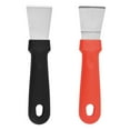 thumbnail image 2 of 1Pcs Stainless Steel Scraper, Kitchen Stiff Scraper with Anti-Slip Handle, Oven Scraper for Gas Stove, Bottom of Pans, Glass Stovetop Induction Hob, 2 of 2